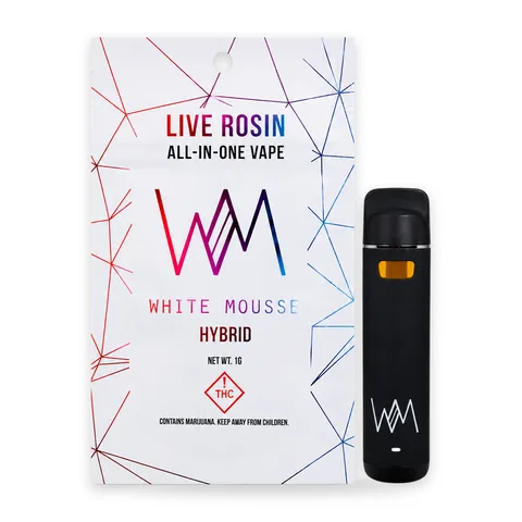 White Mousse Live Rosin AIO, Hybrid