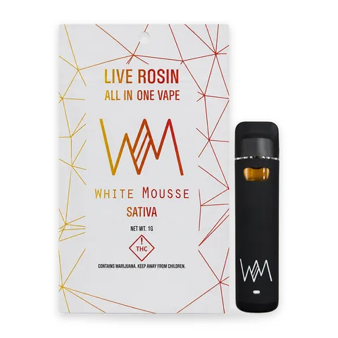 White Mousse Live Rosin AIO, Sativa