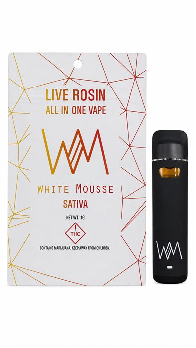 White Mousse Live Rosin AIO — Sativa