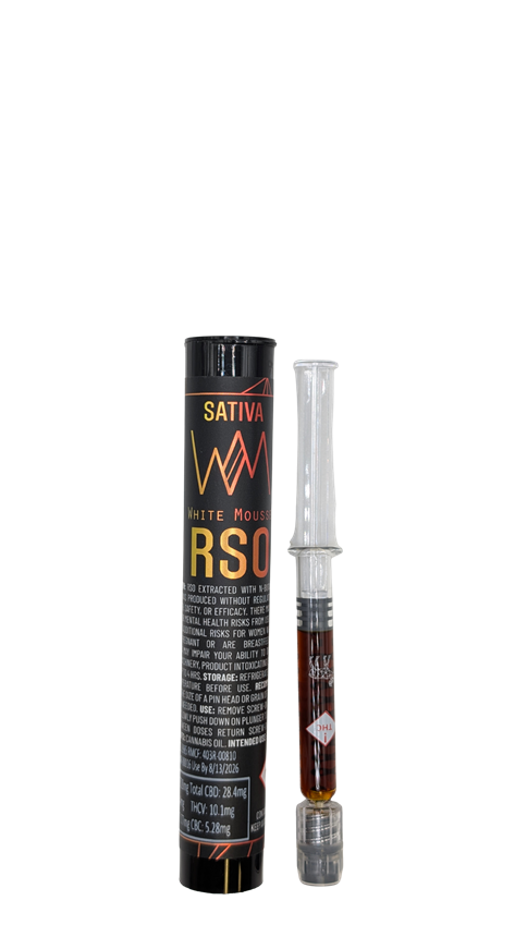 White Mousse RSO applicator and tube